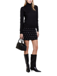 SISLEY Wool Blend Roll Neck Jumper
