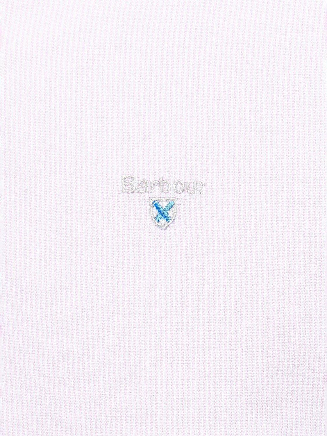 Product image 6 of 6, which shows Barbour Oxtown Stripe Shirt, Pink, XXL