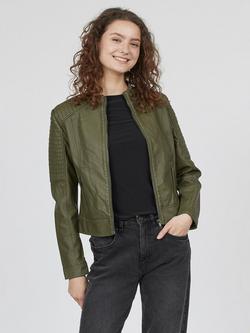 Sisters Point Duna Biker Jacket, Khaki, Khaki