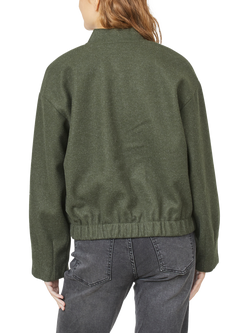 Sisters Point Vabaia Bomber Jacket, Khaki Melange - view 2, Khaki Melange