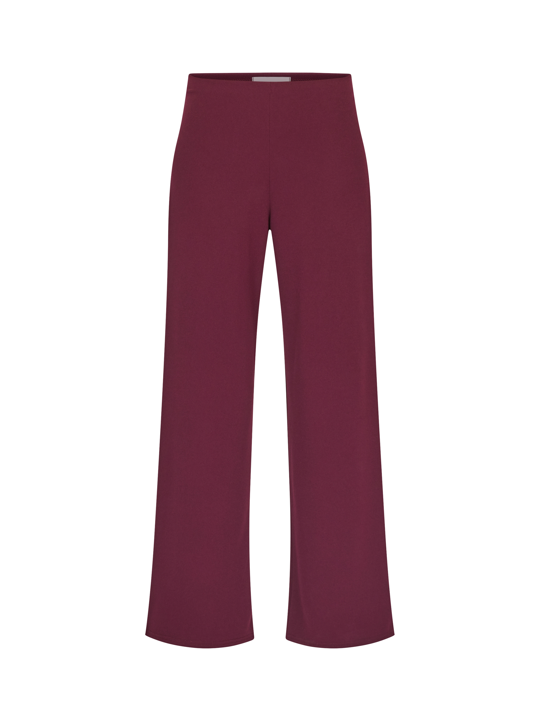Product image 3 of 4, which shows Sisters Point Glut Wide Leg Trousers, Bordeaux, XS
