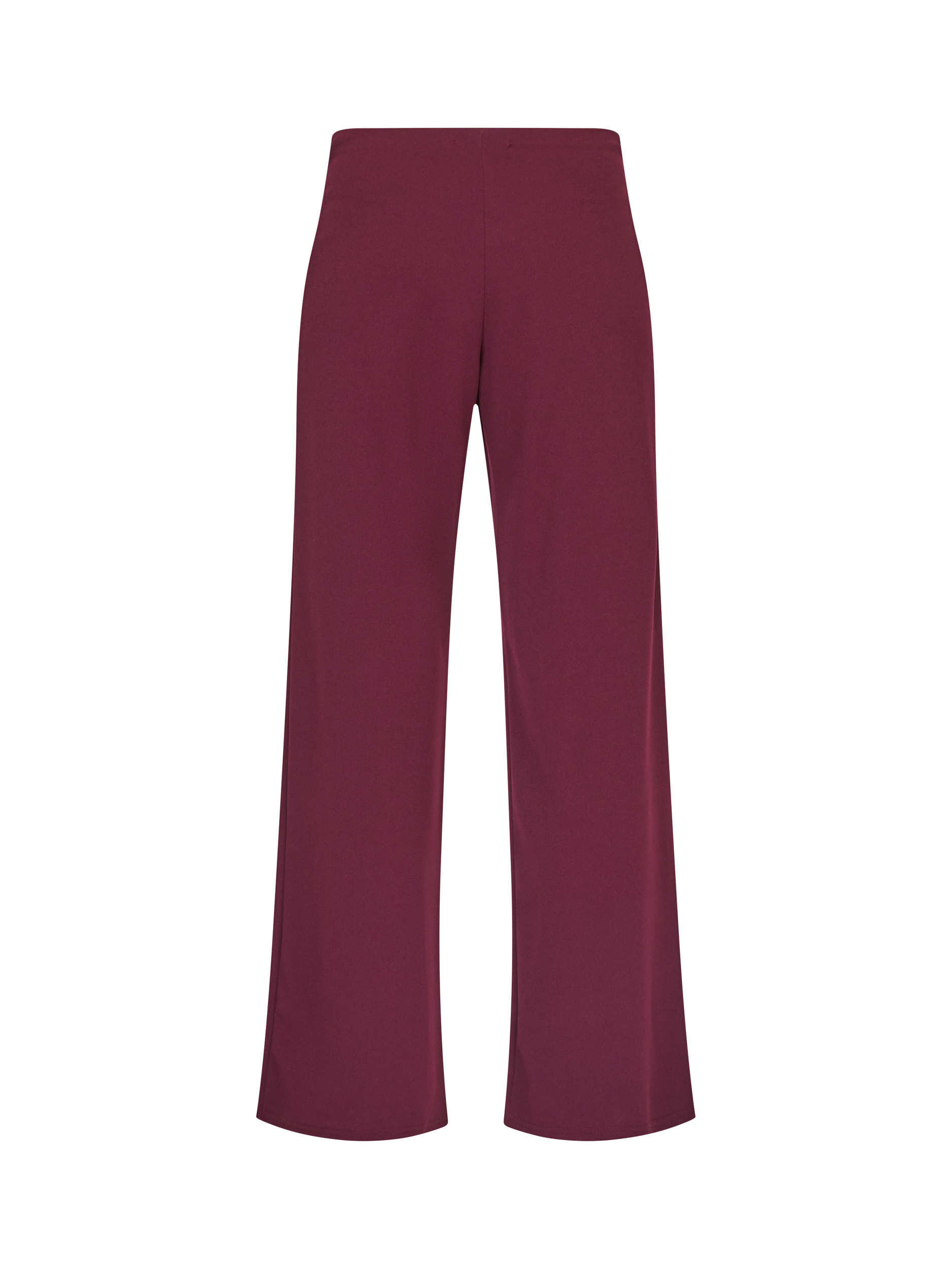 Product image 4 of 4, which shows Sisters Point Glut Wide Leg Trousers, Bordeaux, XS