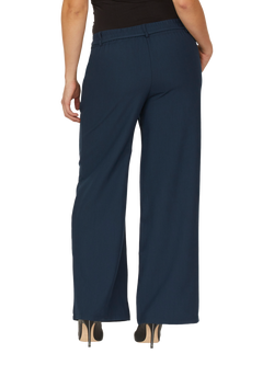 Sisters Point Gruna Wide Leg Trousers, Navy - view 2, Navy