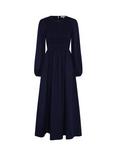 OMNES Saint Midi Dress, Navy