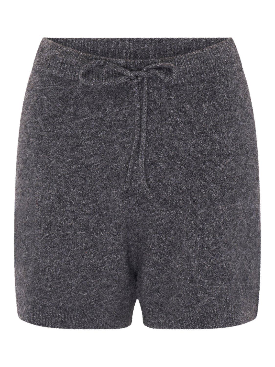 Product image 5 of 5, which shows OMNES Kayleigh Knit Shorts, Grey Marl, XS