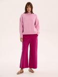 OMNES Clementine Slouchy Oversized Jumper, Pink