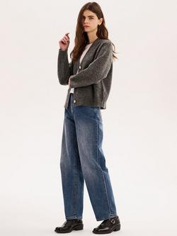 OMNES Henni Boxi Cardigan - view 2, Grey