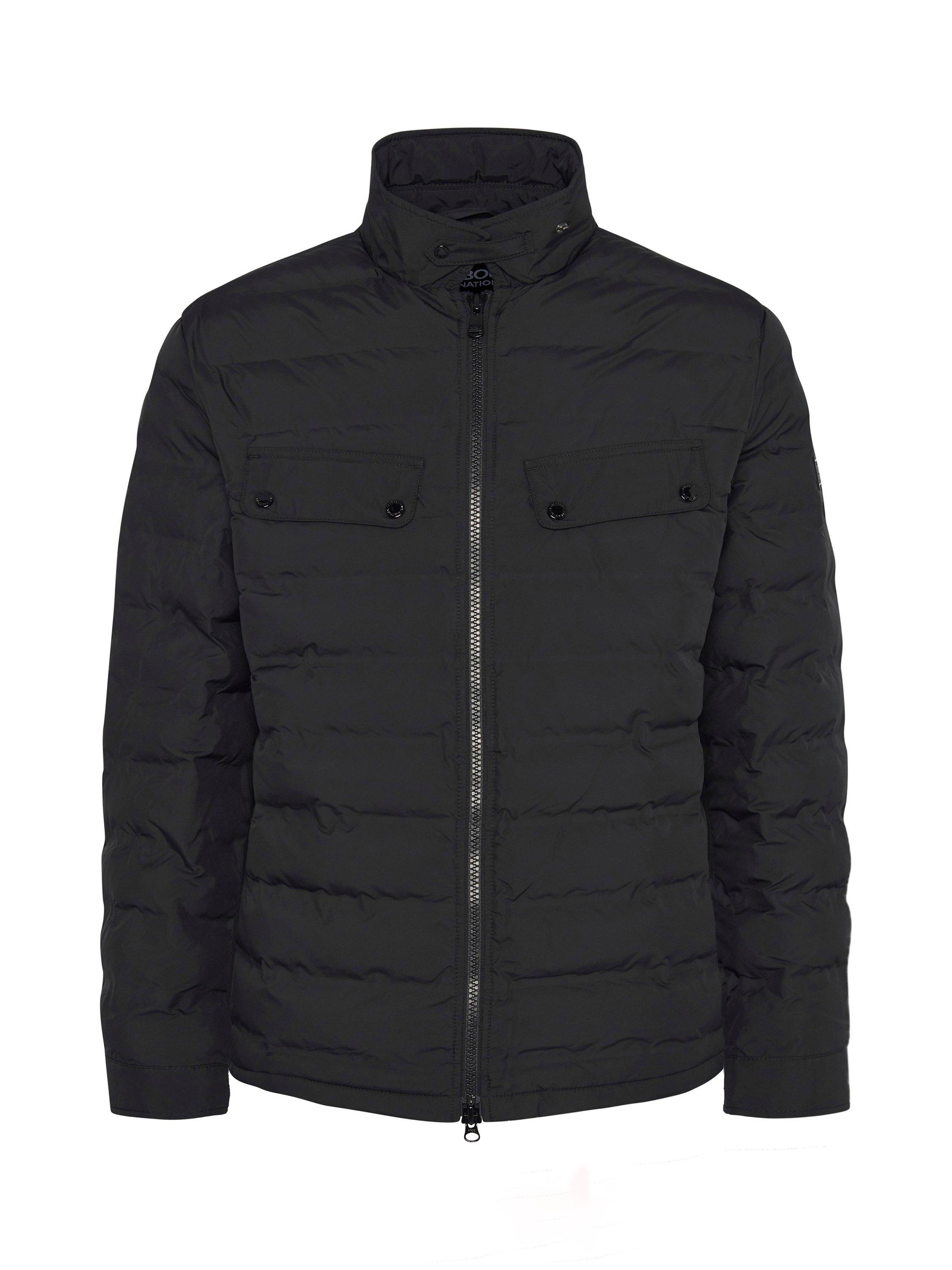 Product image 2 of 6, which shows Barbour International Welded Ariel Quilted Jacket, Black, M