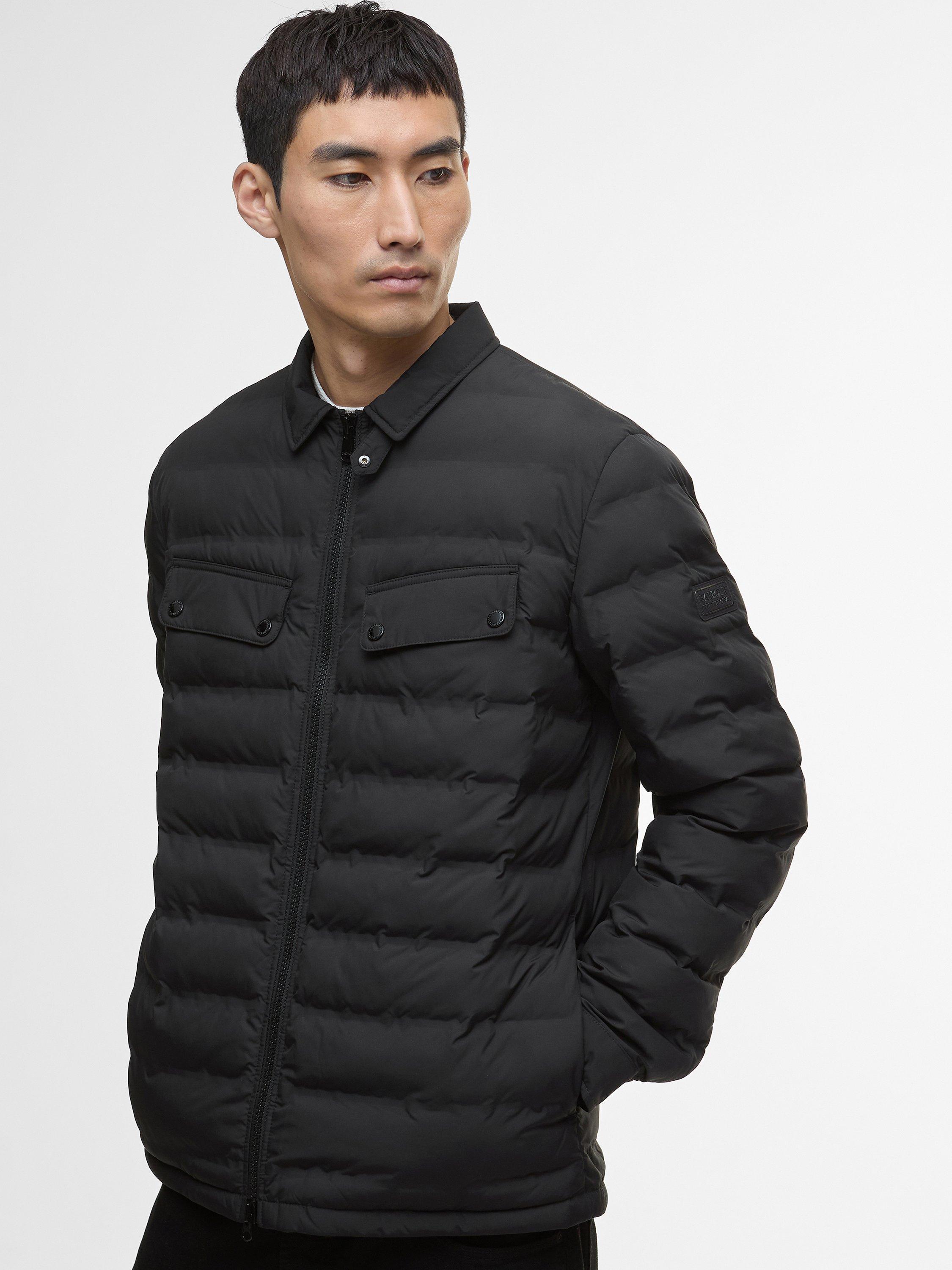Product image 5 of 6, which shows Barbour International Welded Ariel Quilted Jacket, Black, M
