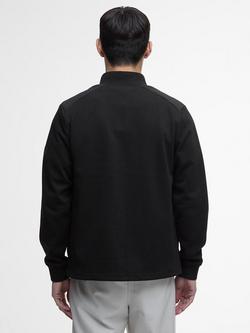 Barbour International Ethan Funnel Quilted Jacket, Black - view 2, Black