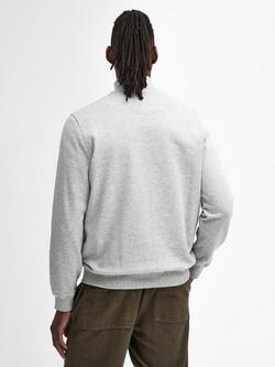 Barbour Beckhill 1/2 Zip Jumper, Grey Marl - view 2, Grey Marl