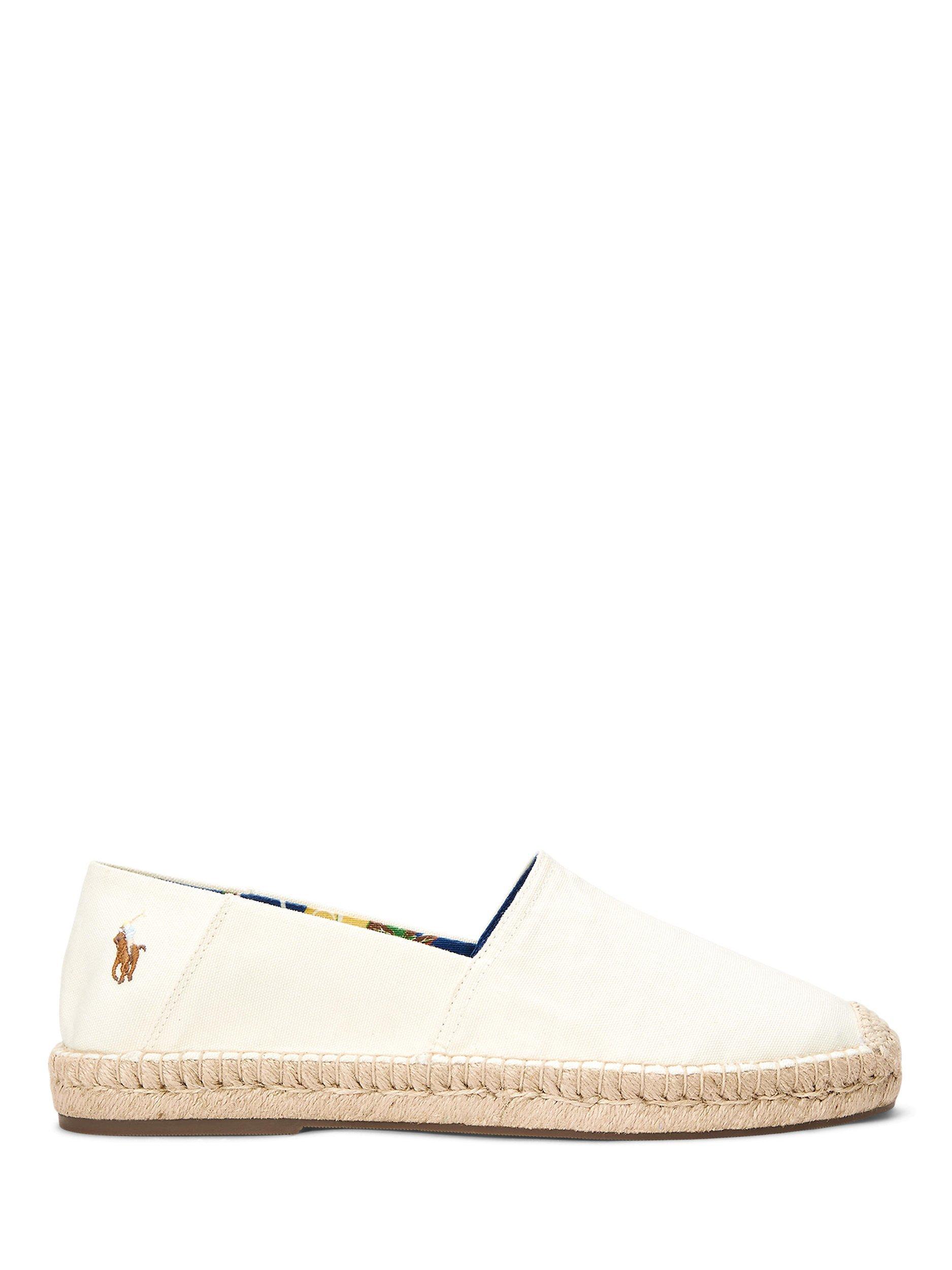 Product image 1 of 4, which shows Ralp Lauren Cevio Espadrilles, White, 7