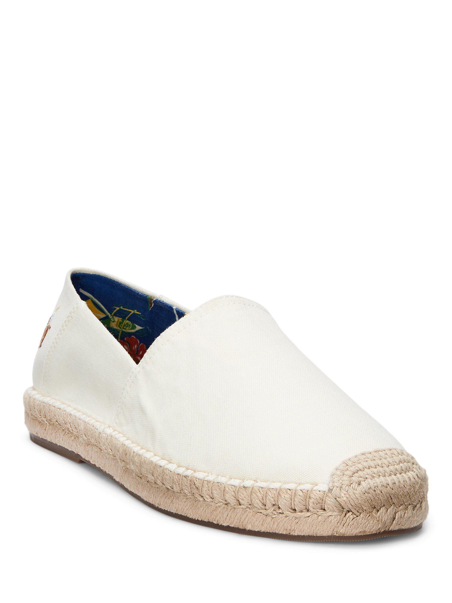 Product image 2 of 4, which shows Ralp Lauren Cevio Espadrilles, White, 7
