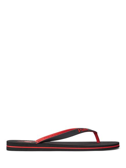 Polo Ralph Lauren Bolt Flip Flops, Black, Black