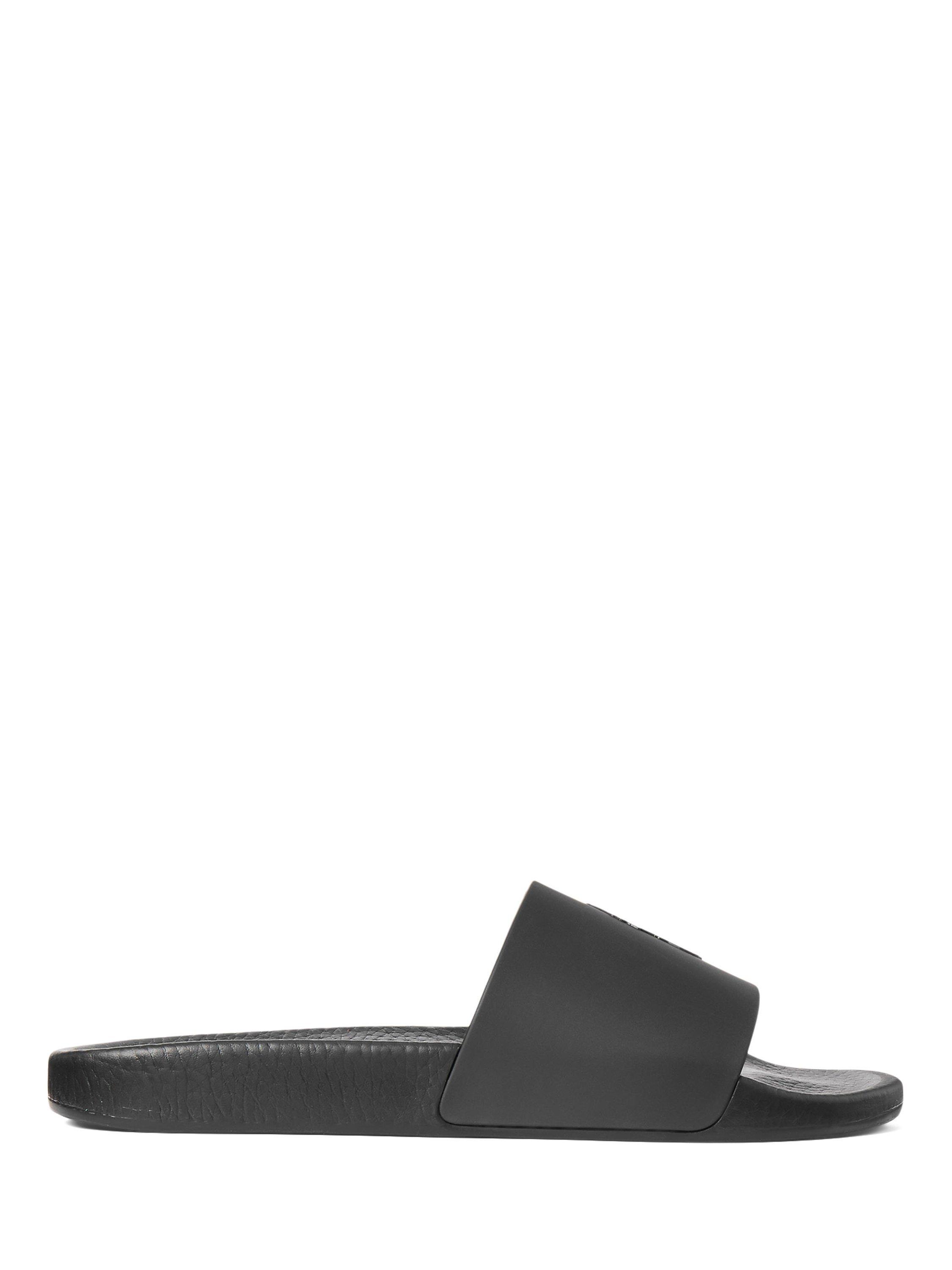 Product image 1 of 2, which shows Ralph Lauren Slider Sandals, Black, 7