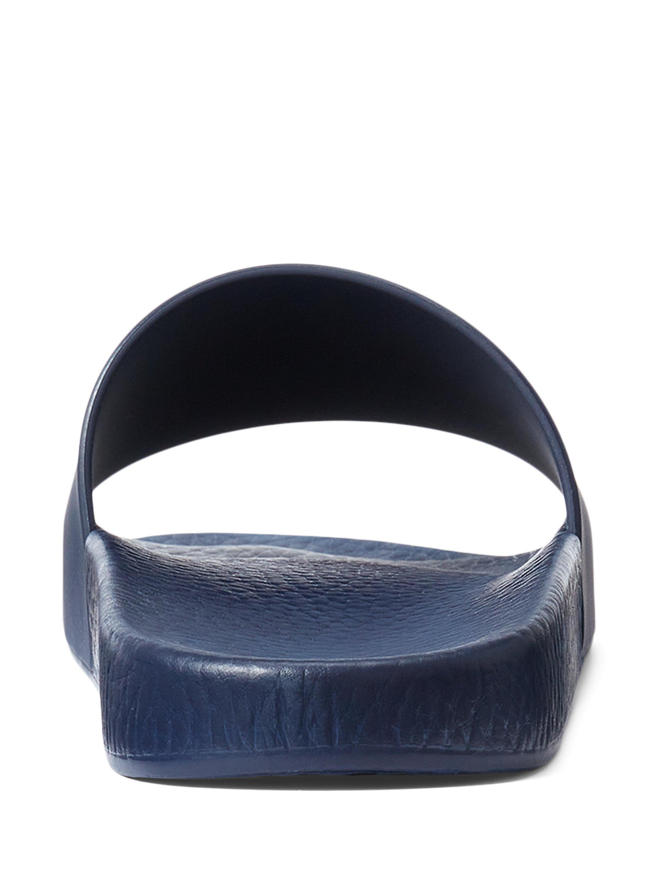 Product image 3 of 4, which shows Ralph Lauren Slider Sandals, Navy, 7