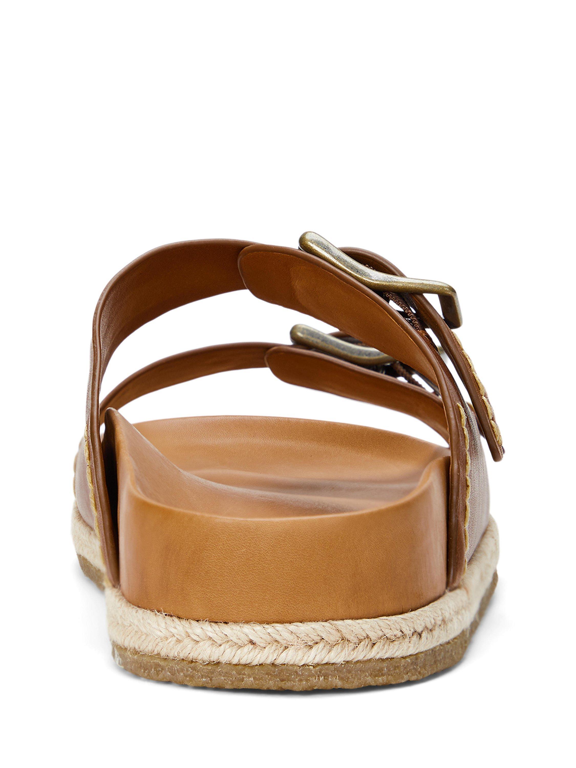 Product image 3 of 4, which shows Ralph Lauren Turbach Leather Sandals, Tan, 7