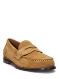 Ralph Lauren Penny Suede Loafers, Tan