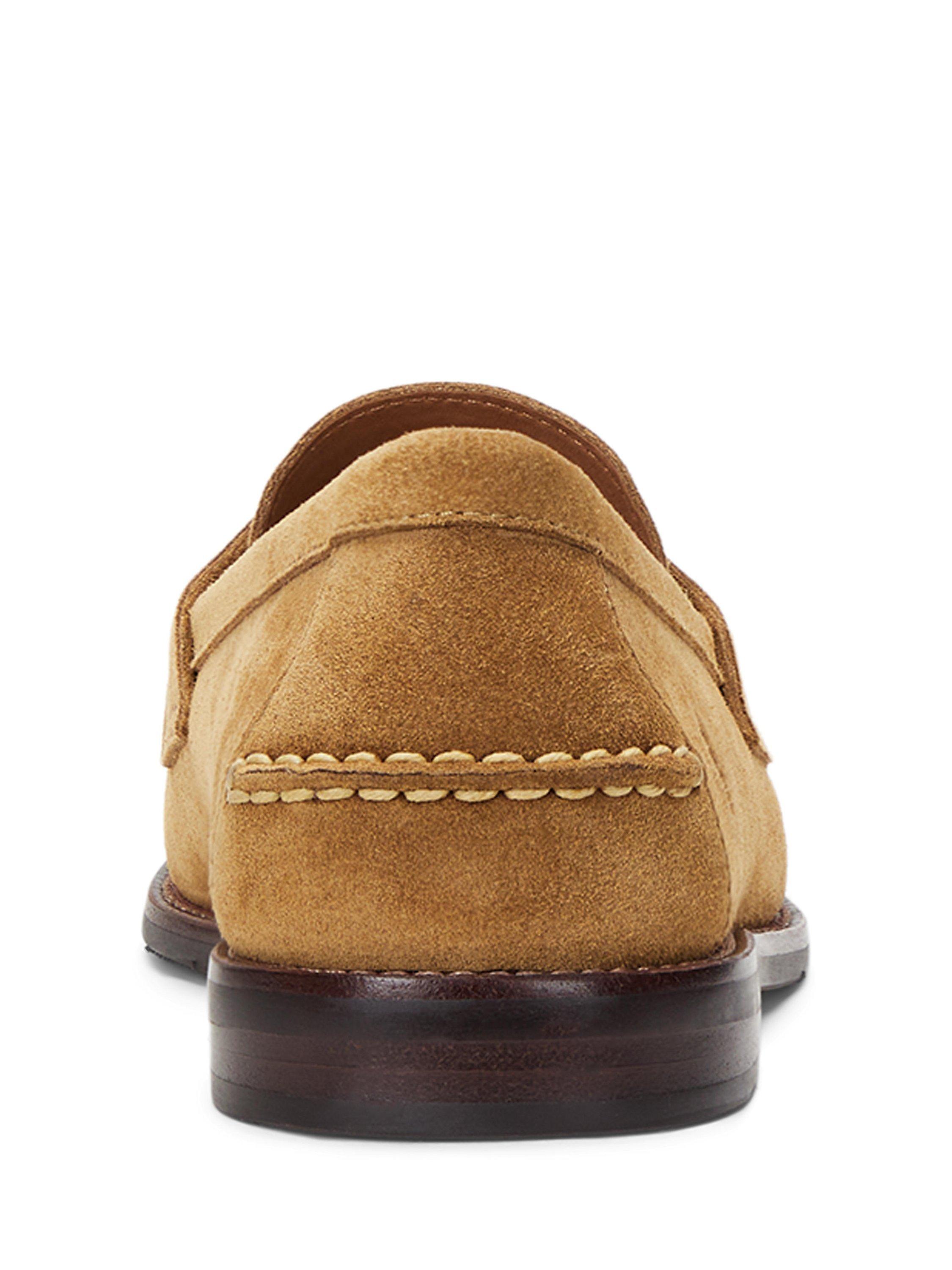 Product image 3 of 4, which shows Ralph Lauren Penny Suede Loafers, Tan, 7