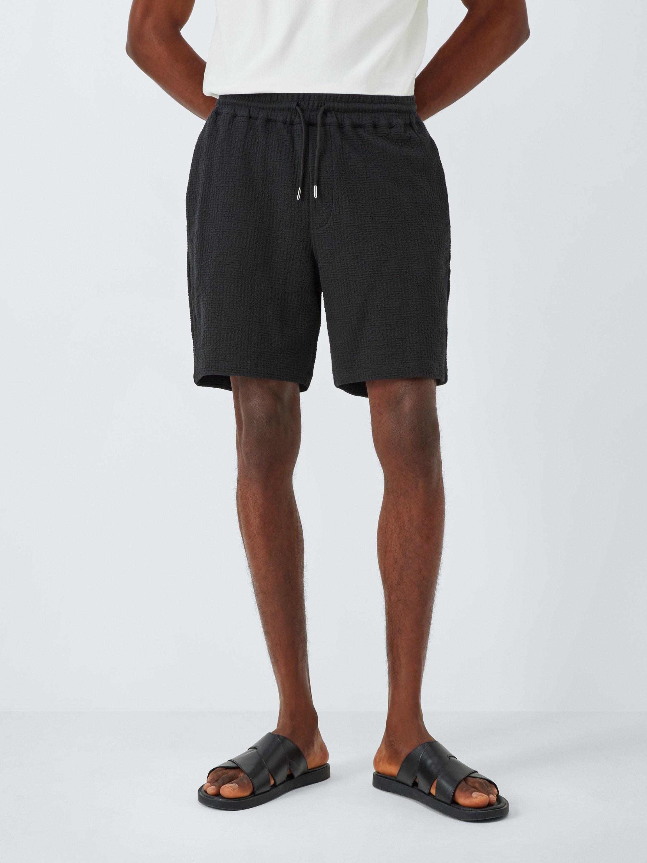 Product image 1 of 6, which shows Kin Jacquard Cotton Blend Shorts, Black Beauty, S