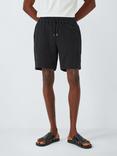Kin Jacquard Cotton Blend Shorts, Black Beauty