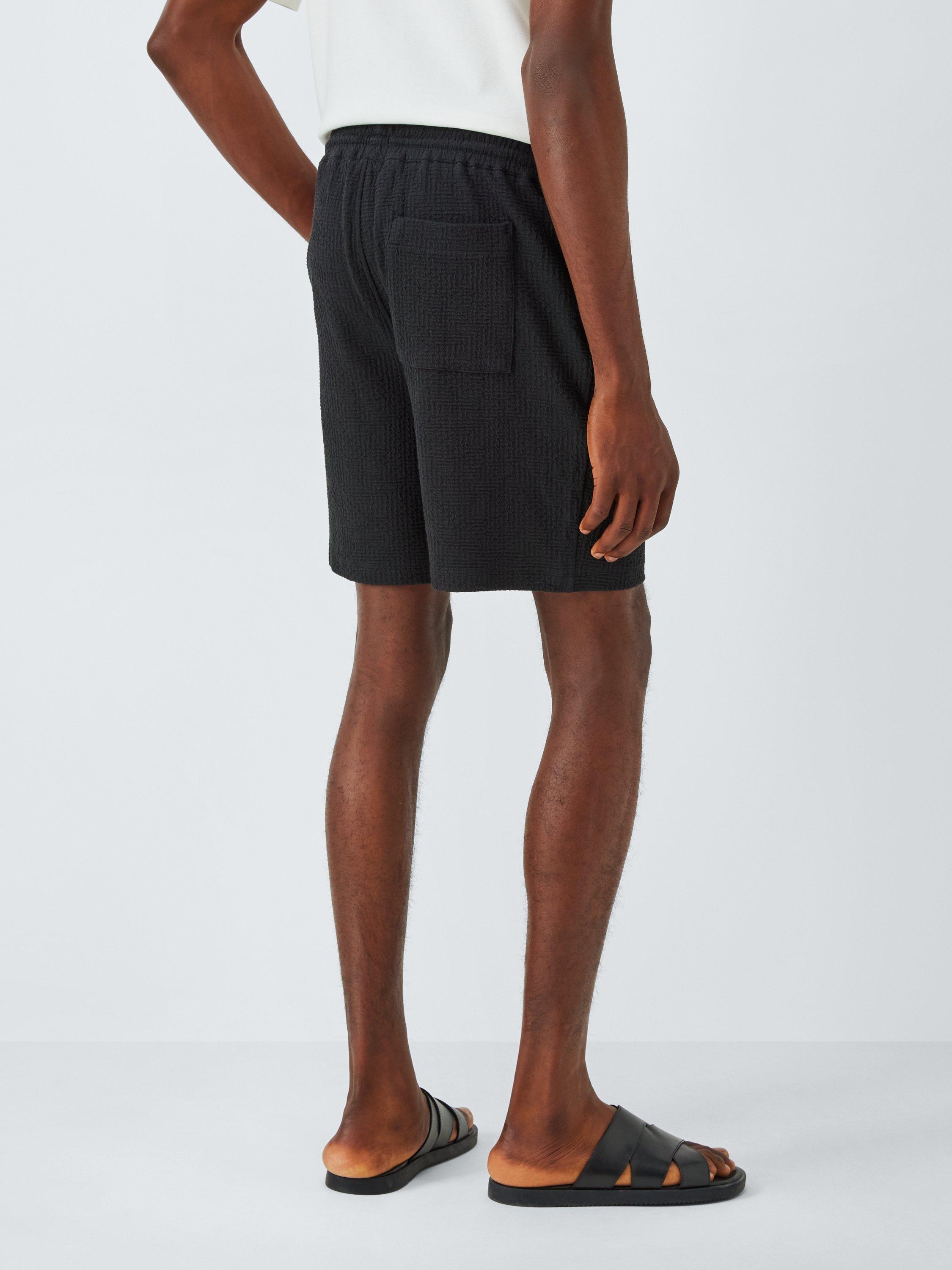 Product image 2 of 6, which shows Kin Jacquard Cotton Blend Shorts, Black Beauty, S