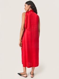 Soaked In Luxury Sja Sleeveless Midi Dress, Salsa - view 2, Salsa