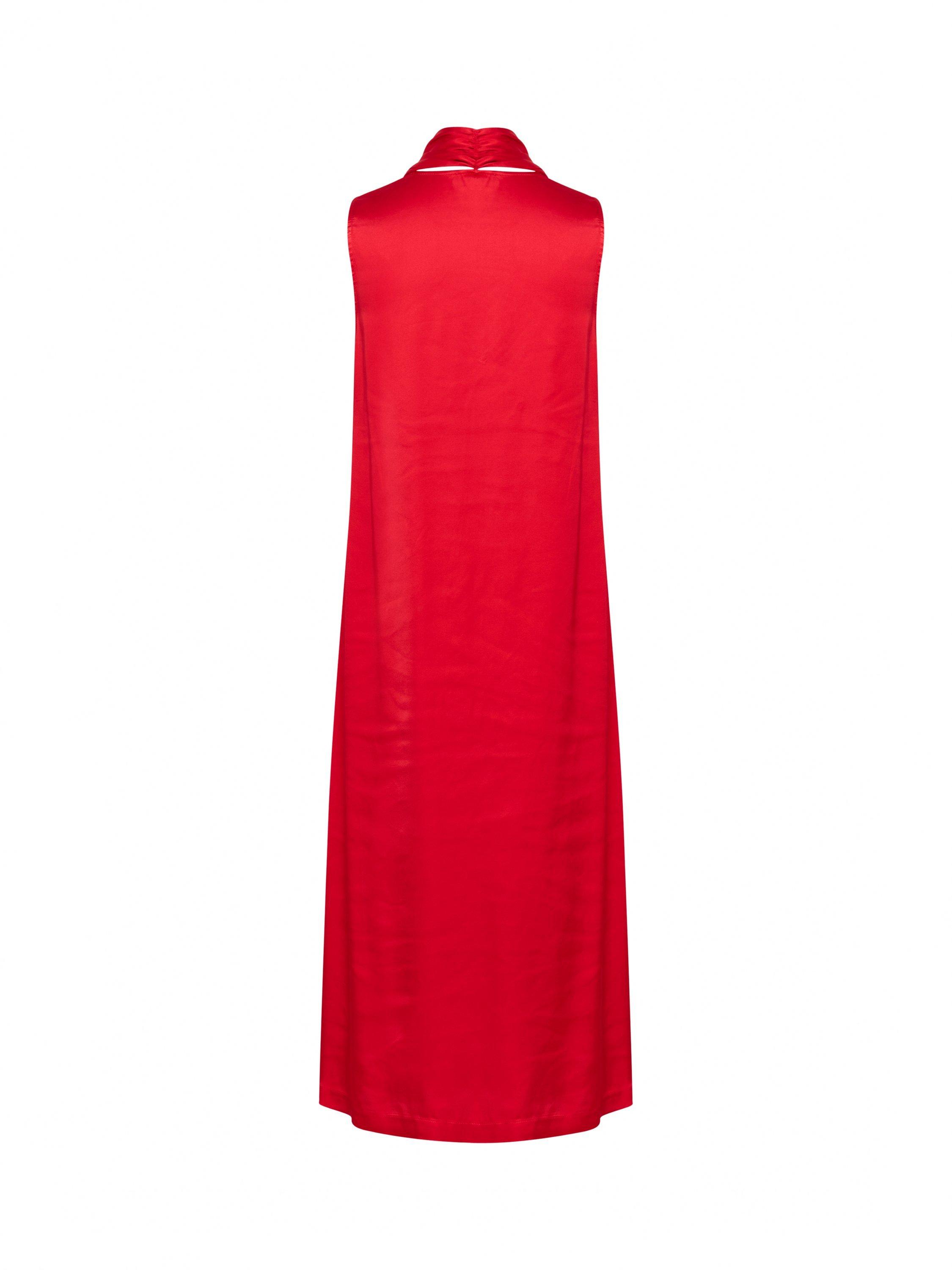Product image 5 of 5, which shows Soaked In Luxury Sja Sleeveless Midi Dress, Salsa, S
