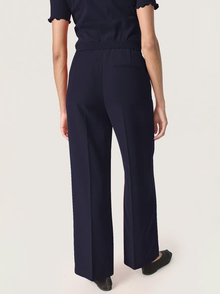 Soaked In Luxury Cewtona Wide Leg Trousers, Night Sky - view 2, Night Sky