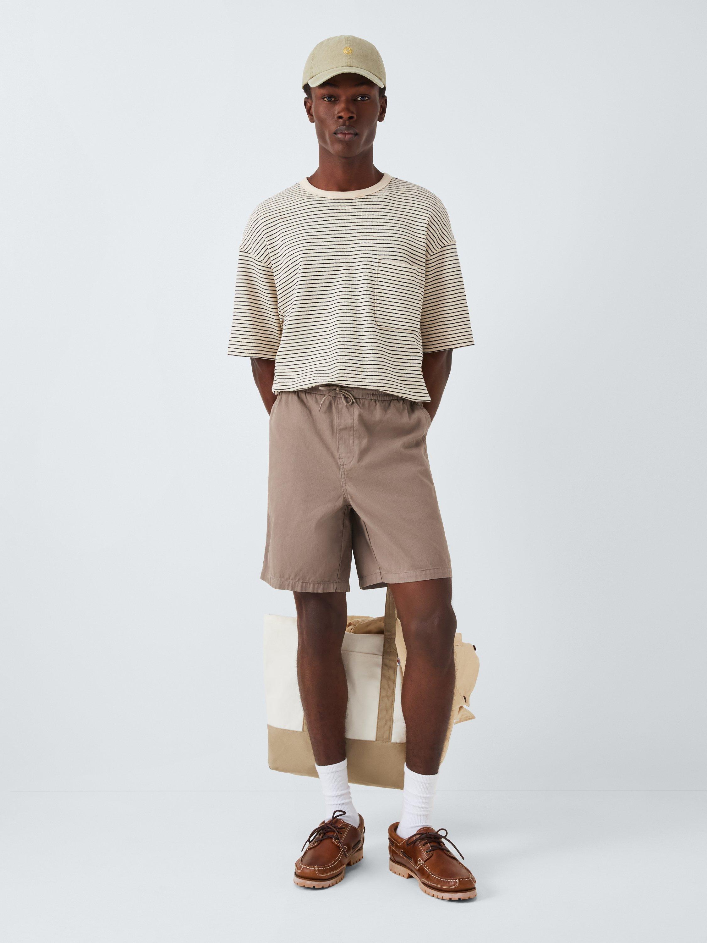 Product image 4 of 6, which shows John Lewis Drawstring Cotton Shorts, Mountain Trail, S