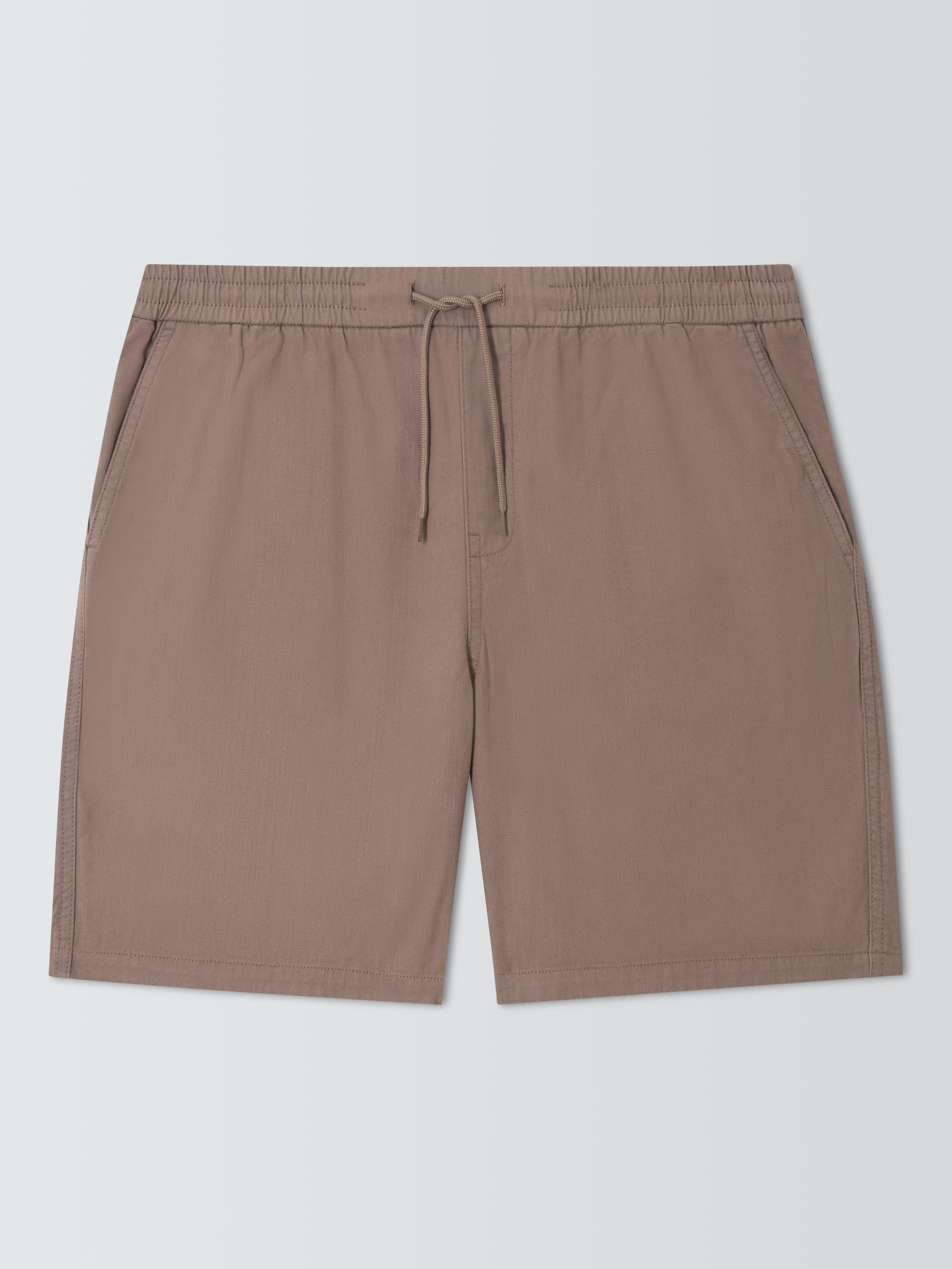Product image 2 of 6, which shows John Lewis Drawstring Cotton Shorts, Mountain Trail, S