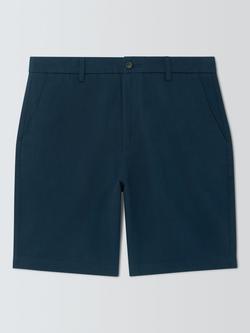 John Lewis Cotton Linen Shorts, Sky Captain, Sky Captain