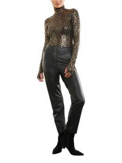 Commando Faux Leather 7/8 Trousers, Black, Black