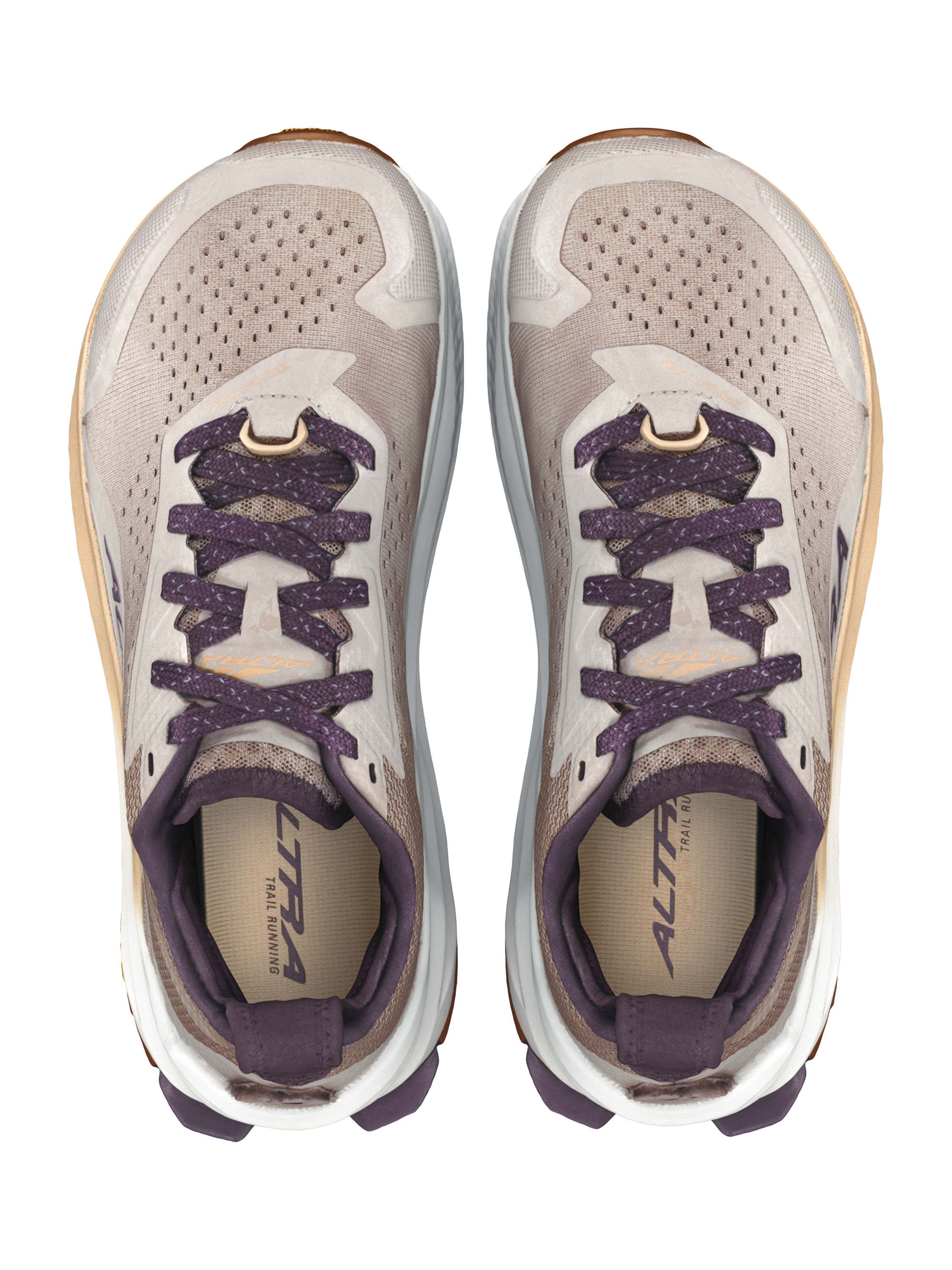 Product image 6 of 11, which shows Altra Olympus 6 Women's Trail Shoes, Taupe, 5