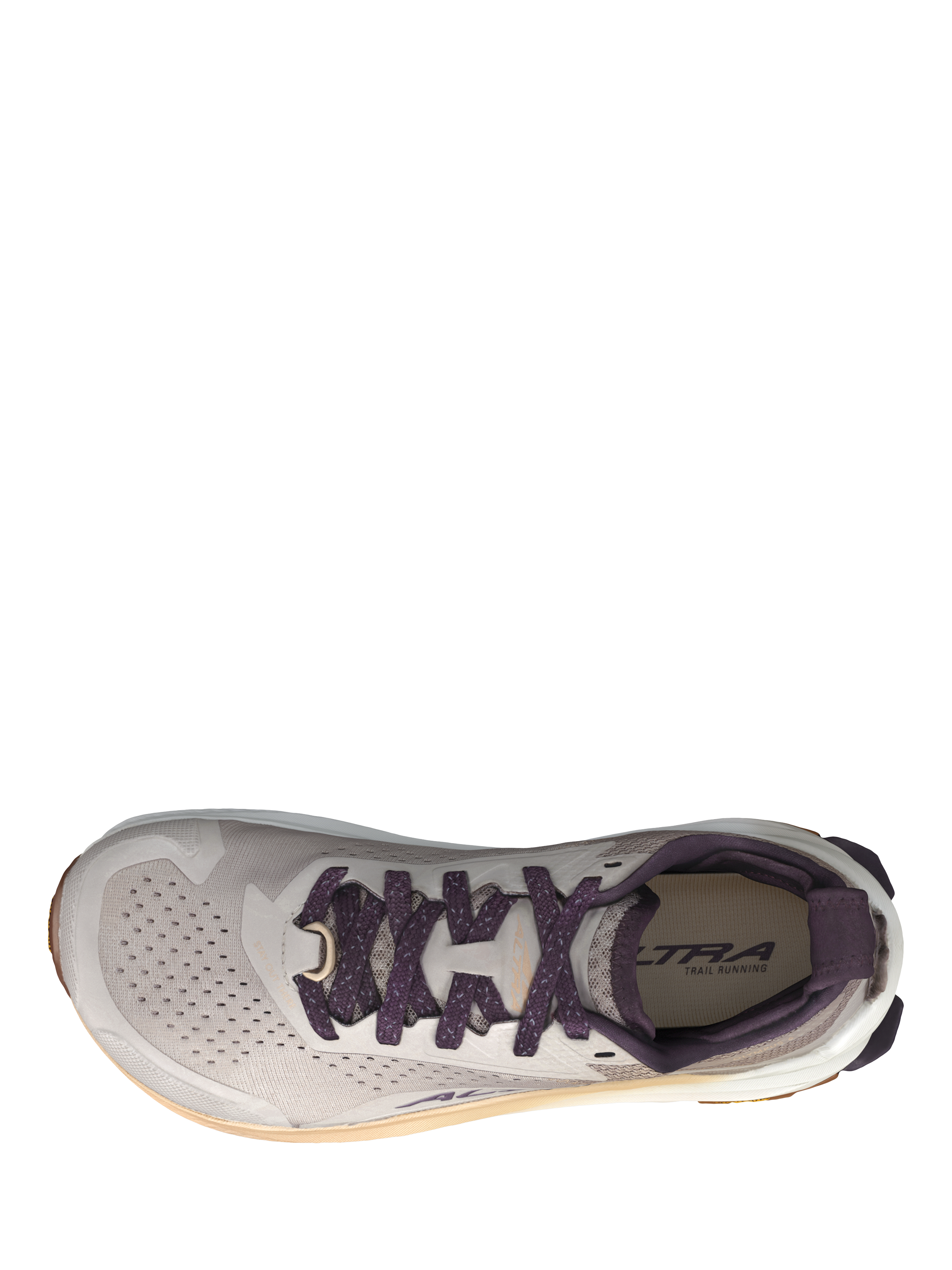 Product image 9 of 11, which shows Altra Olympus 6 Women's Trail Shoes, Taupe, 5