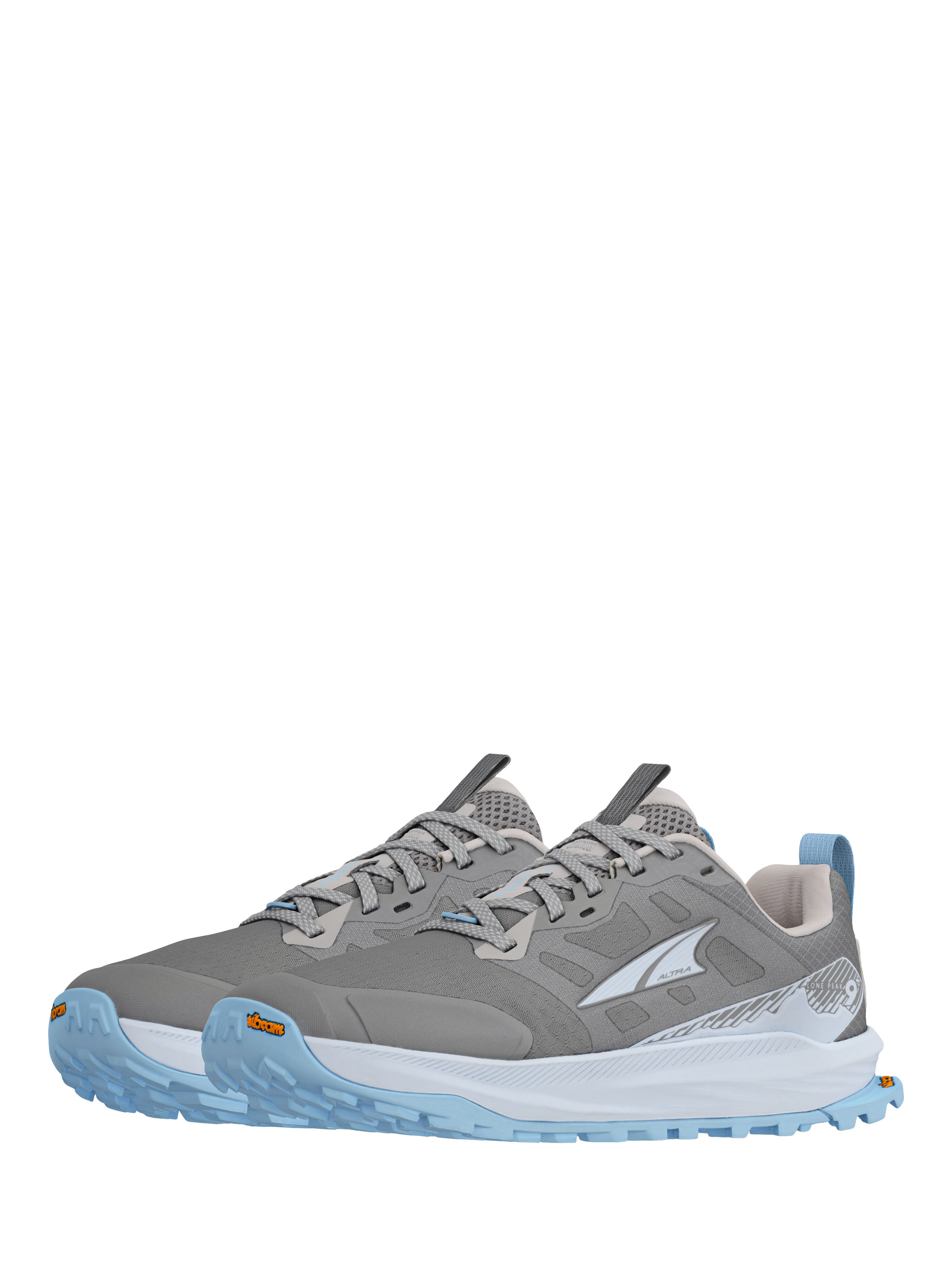 Product image 5 of 11, which shows Altra Lone Peak 9+ Women's Running Shoes, Gray, 8