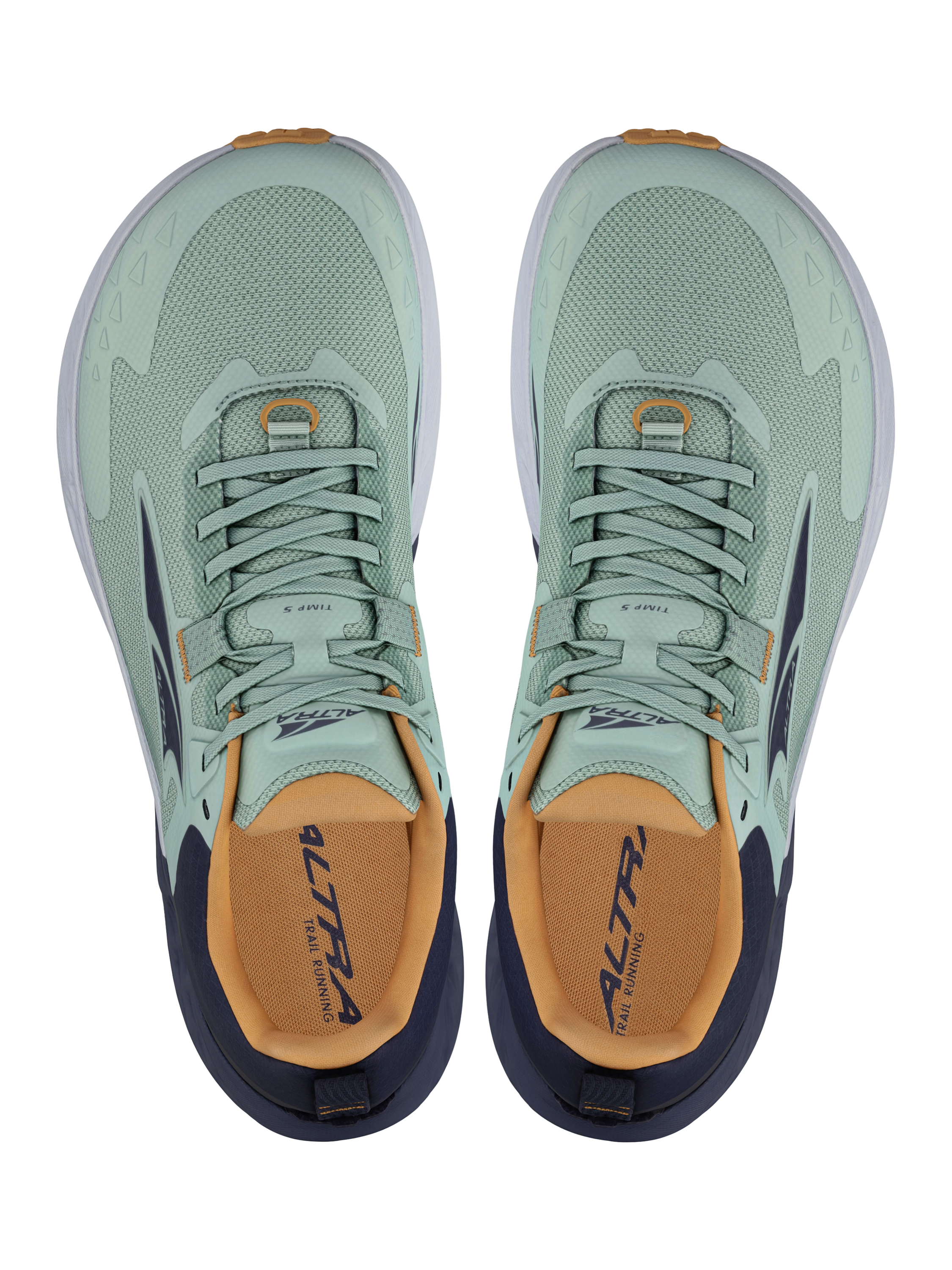 Product image 6 of 11, which shows Altra Men's Timp 5 Trail Running Shoes, Green/Gray, 7.5
