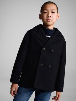 Mango Kids' Pablo Coat, Navy, Navy