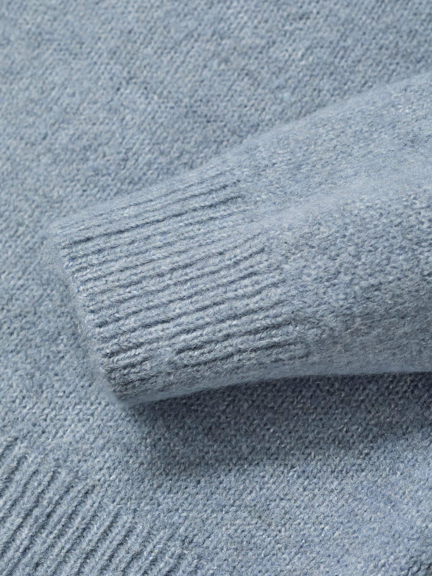 Product image 5 of 7, which shows Mango Kids' Shine Jumper, Light Grey, 9-12 months