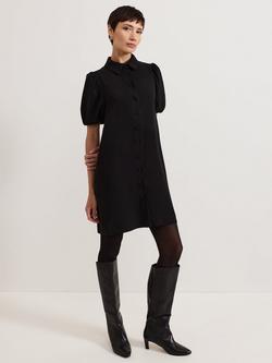 Phase Eight Candice Shirt Dress, Black