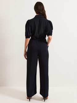 Phase Eight Candice Zip Jumpsuit, Navy - view 2, Navy