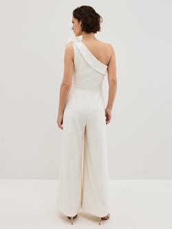 Phase Eight Tali Flower Wedding Jumpsuit, Ivory - view 2, Ivory