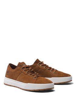 Timberland Maple Grove Leather Trainers - view 2, Brown