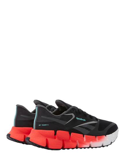 Reebok Men's FloatZig 1 Running Shoe, Black/Grey/White - view 2, Black/Grey/White