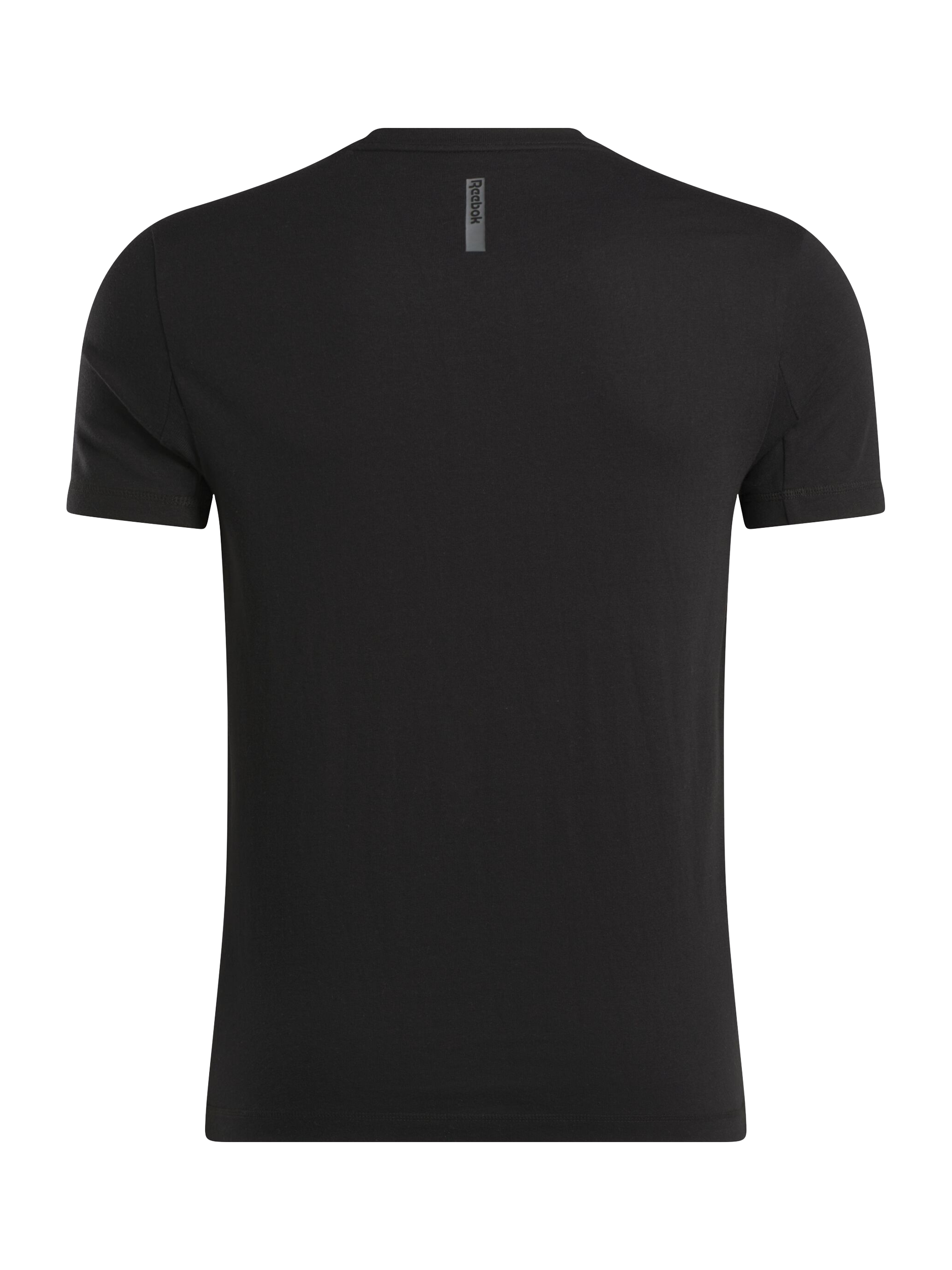 Product image 2 of 7, which shows Reebok Men's ID Train Cotton Blend Training T-Shirt, Black, S