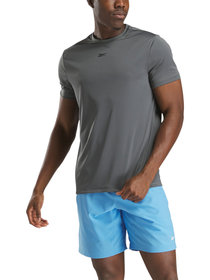 Reebok Men's ID Train Sports T-Shirt, Grey, Grey 5