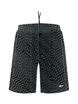 Reebok Men's ID Train Graphic Pattern Vector Logo Training Shorts, Black, Black