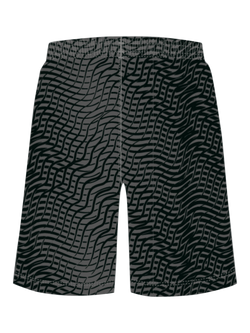 Reebok Men's ID Train Graphic Pattern Vector Logo Training Shorts, Black - view 2, Black