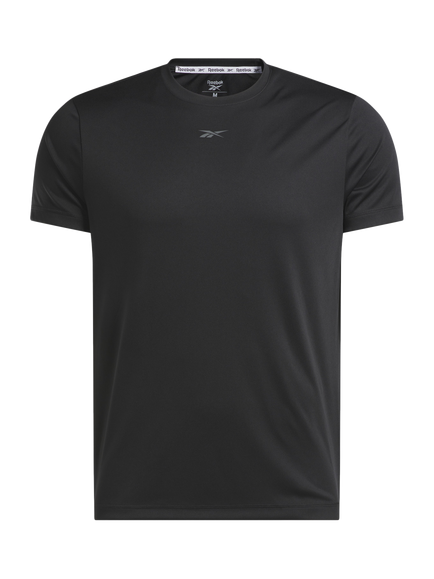 Reebok Men's ID Train Vector Logo Training T-Shirt, Black, Black