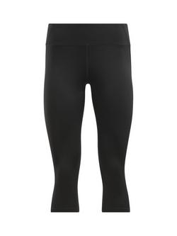 Reebok Women's ID Train Capri-Length Leggings, Nghblk, Nghblk